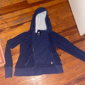 American Eagle Outfitters Zip- Up  Color: Navy.  Size: Childs XL